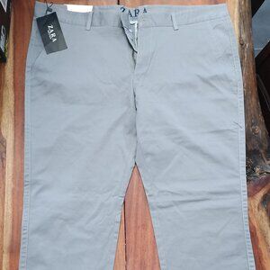 NWT - Zara Grey Men Dress up pants - Size 38